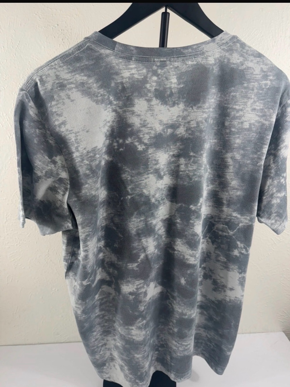 Pure Barre Gray Tie Dye Logo T-Shirt Unisex Size M - Picture 7 of 12